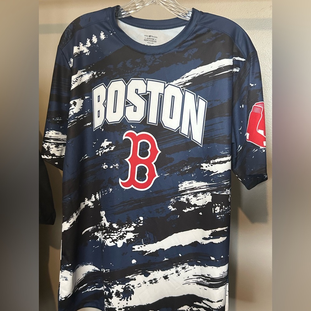 Genuine Merchandise Blue and White Boston Kids Shirt